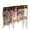 Short Curtain American Small Curtain Cabinet Curtain Privacy Half Curtain Short Curtain Pocket Color Coffee Curtain
