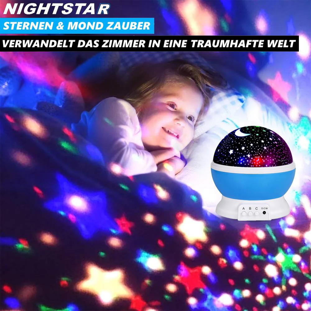 NIGHTSTAR Starry Sky Projector Night Light Starlight 360° Galaxy Lamp