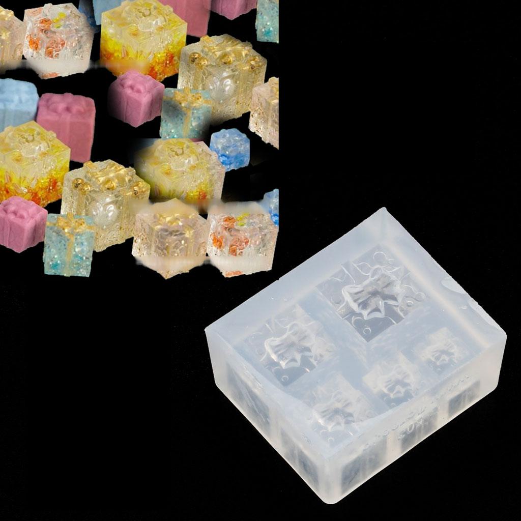Christmas Gift Box Resin Molds Silicone Molds for Children Epoxy Resin Casting