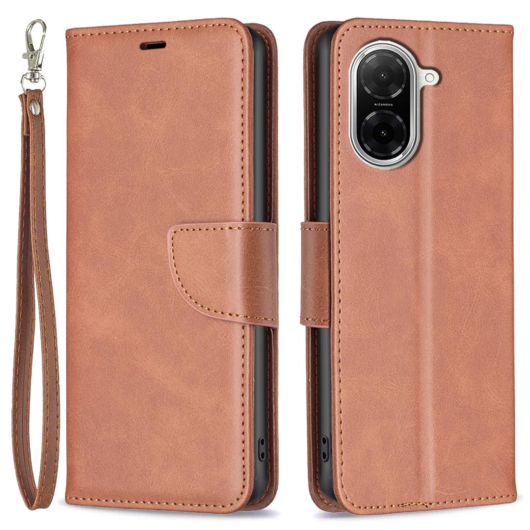 

For Xiaomi Redmi A5 4G (171.7mm) Case Shockproof PU Leather Cover with Wallet Card Slots Brown