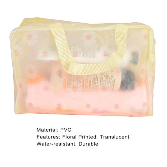 Design cu mâner geantă de machiaj Capacitate mare Durabilă în aer liber Geantă de depozitare cosmetice pentru călătorie pe plajă Materiale de fitness