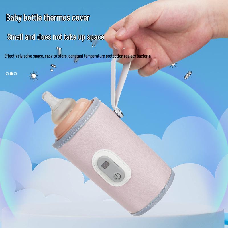 Universal Portable Baby Bottle Insulated Sleeve for Constant Temperature and Heating
