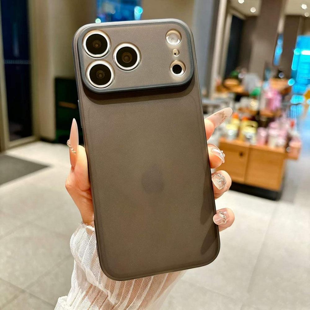 Colorful Matte Translucent Case For For Iphone 17 16 15 14 13 Pro Max Plus Full Camera Protection Soft TPU Shockproof Cover Coque