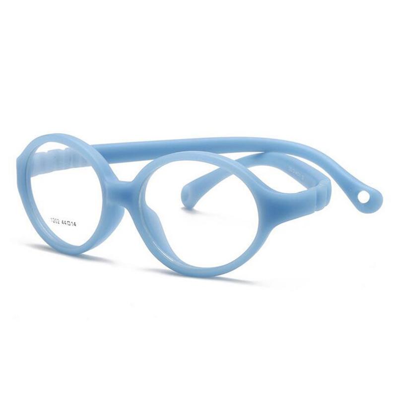 Safety Silicone Blue Light Blocking Prescription Eyeglasses Children Boy Girls Computer Kid Optical Glasses 0 -0.5 -0.75 To -4.0