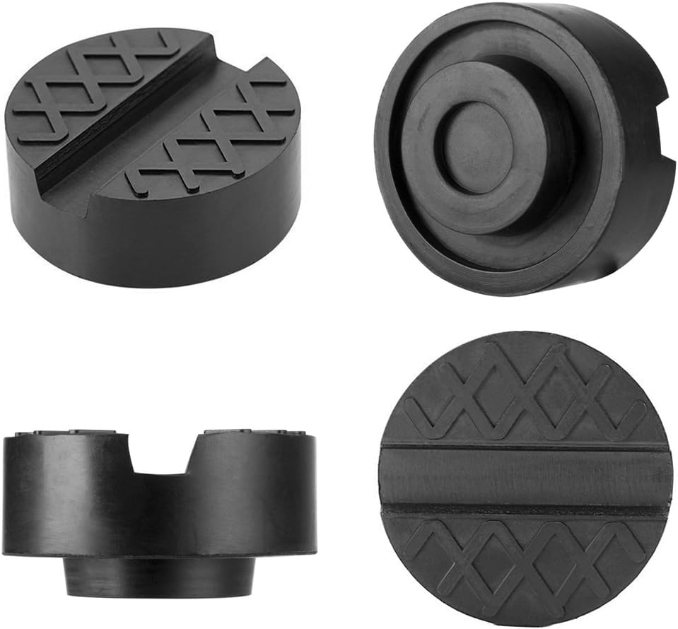 2 Pcs Jack Pad, Super Heavy Duty Rubber Rubber Pad, Universal Jack Attachment, Load