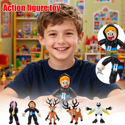 Forest Handcrafted Kids' Deer Virtual  Game Surrounding Doll Model Decoration Item