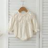 Spring & Autumn Baby Girls' Long Sleeve Footed Romper Bodysuit