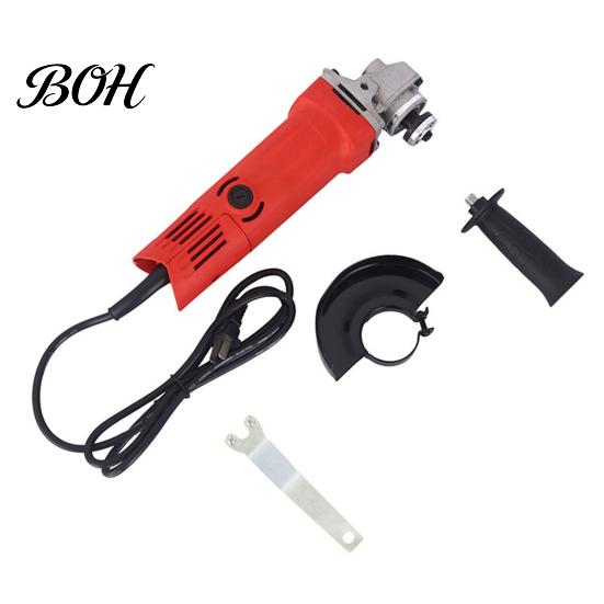 Portable Grinding Wheel Tool Electric Angle Grinder with Auxiliary Handle, 11000RPM Corded Power for Metal Cutting Steel Polishing & Rust Removal,