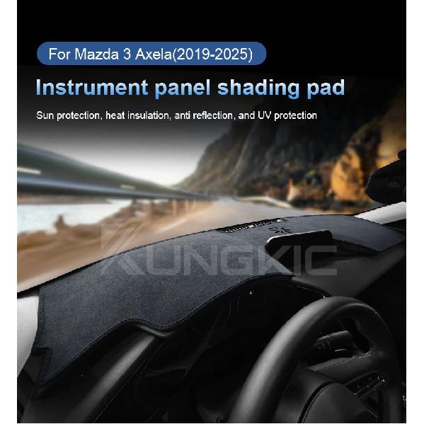 For Mazda 3 Axela 2019 2020 2021 2022 2023 2024 2025 Dashmat Car Summer Sunshade Dashboard Mat Carpet Pad Accessories