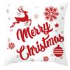 Christmas Elk Pillow Cover Home Gift Cushion Cover Fabric Sofa Pillow Cover