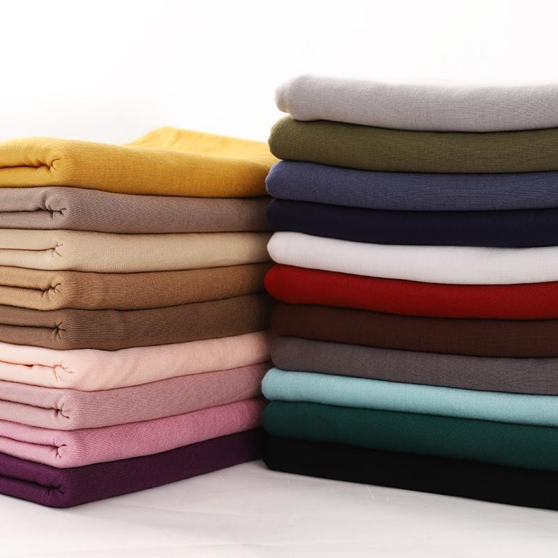 Moda Cachecol Hijab Modal Algodão Jersey Hijab Cachecol Macio Hijab Gravata Mulheres África Longo Muçulmano Xale Simples