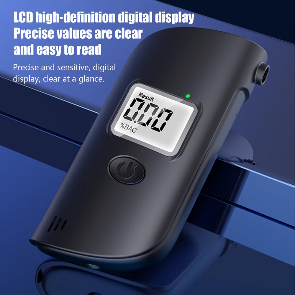 Alcohol Tester Portable Breathalyzer To Test Alcohol High-Accuracy Portable Measuring Device With Light Hydrometer For Lab Drink
