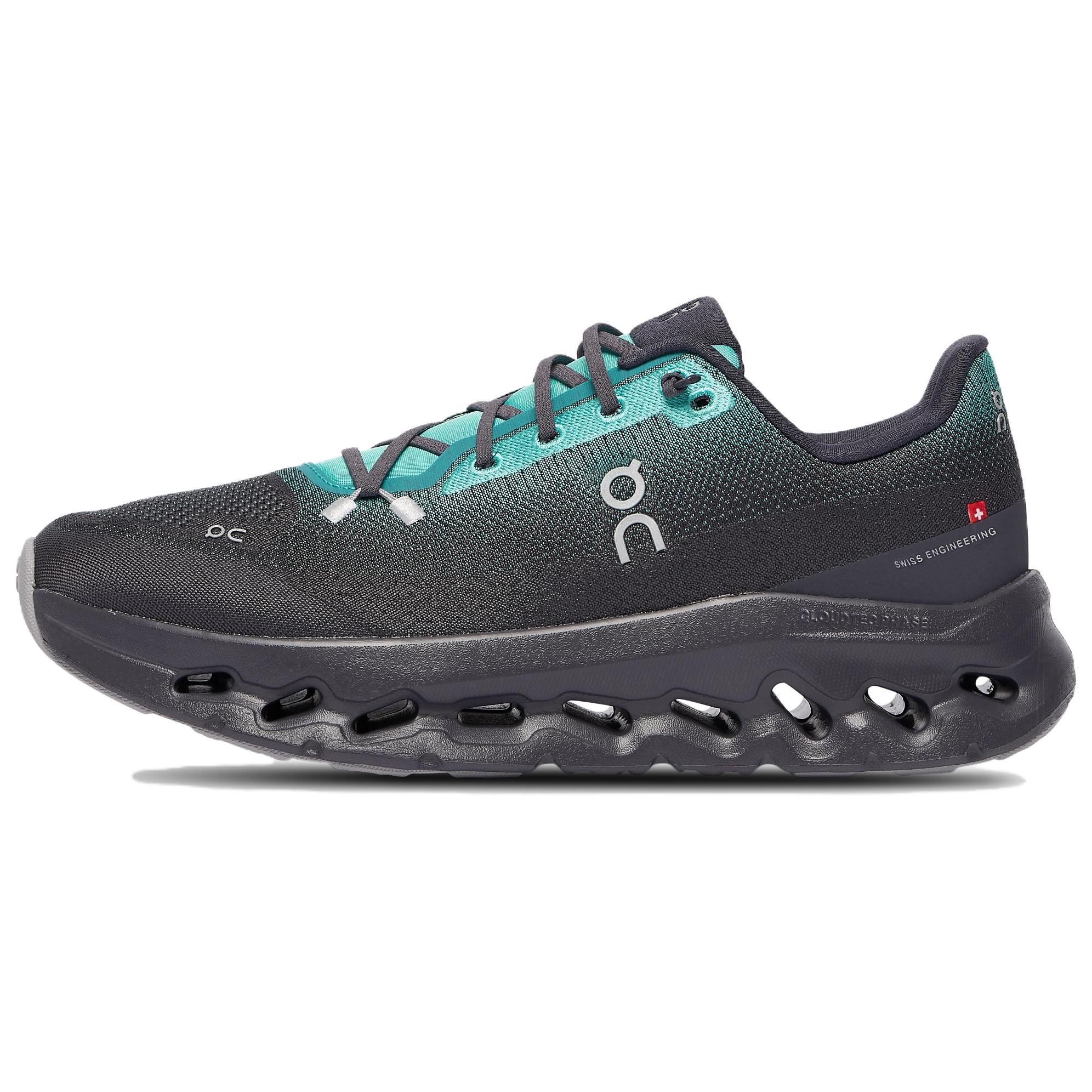 

On Cloudtilt Abrasion Resistant Low Top Running Shoes Men s Black Green 44