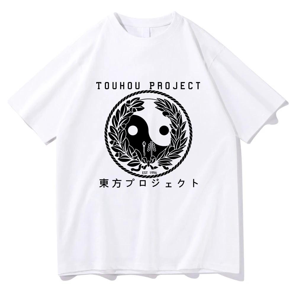 Anime TouHou Project Welcome Hell Tshirt 2025 women Clothing Harajuku Clothes Summer Tops Unisex Graphic T Shirts