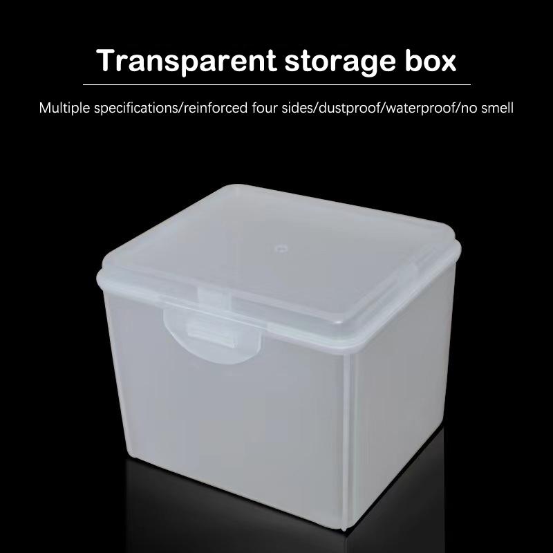 Flip Transparent Desktop Storage Box Led Headlight Packaging Box Plastic Box