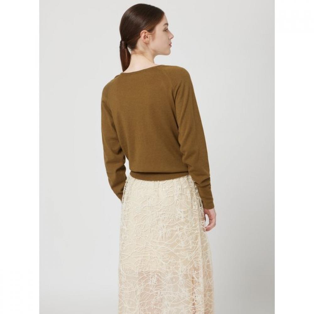 Cc Collect Square Neck Button Pullover C253ksk003