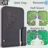 Chiave Telecomando Auto Intelligente di Ricambio DR ID46 Chip 433MHz Semi-Intelligente o Keyless Go per Renault Megane 2 Laguna 2 Grand Scenic 2 2003-2008