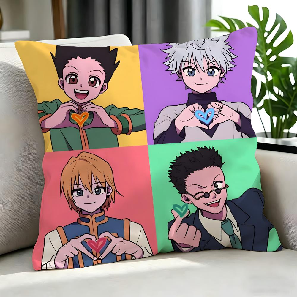 Anime HHUNTER HUNTER Cushion Cover Cushion Cover Set Pcs x x x Pillowcase Decorative Sofa Home Decor