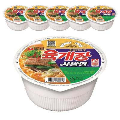 Μπολ Yukgaejang φλιτζάνι noodle ramen 86g, 6 τεμάχια