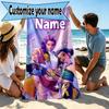 Asciugamano da Spiaggia Personalizzato con Nome KPop Hunters Print, per Viaggio Campeggio Festa in Spiaggia Decorazione Casa, Regalo di Compleanno per Famiglia e Amici