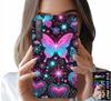 Etui Do Samsung A7 2018 - Kolorowy Motylek Serce Modne Wzory Case