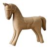Paintable Horse Ornament Unfinished Wooden Figure DIY Decoration Sculpture for Bookshelf Fireplace