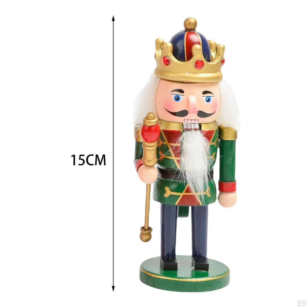 Nutcracker Figurine for Party Festive Bookcase Desktop Decorative