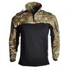 Tactical Camo Long Sleeve Training Shirt Hiking Camping Running Sports