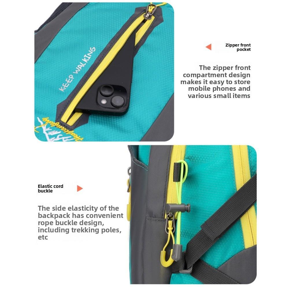 Outdoor Hiking Bag Hiking Anti-splashing Camping Backpack Men's Leisure Travel Bag Sports Backpack