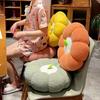 Pumpkin Seat Cushion Decorative Round Pillow Multifunctional Floor Mat Dog