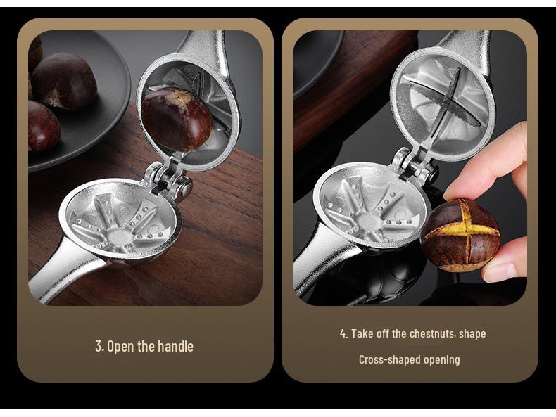 Chestnut Peeler & Sheller - Easy Raw Chestnut Opener for Kitchen.