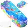 Baby Bath Mat for Tub Non Slip Kids Bath Mat with Suction Cup Cartoon Shower Bathtub Mats Toddler Massage Pad