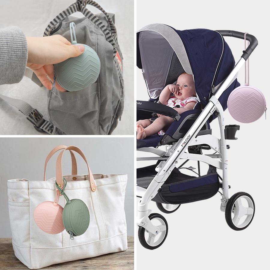 New Design Pacifier Box Soother Container Box For Newborns Handy Pacifier Travel Storage Nipple Holder Teat Attachment