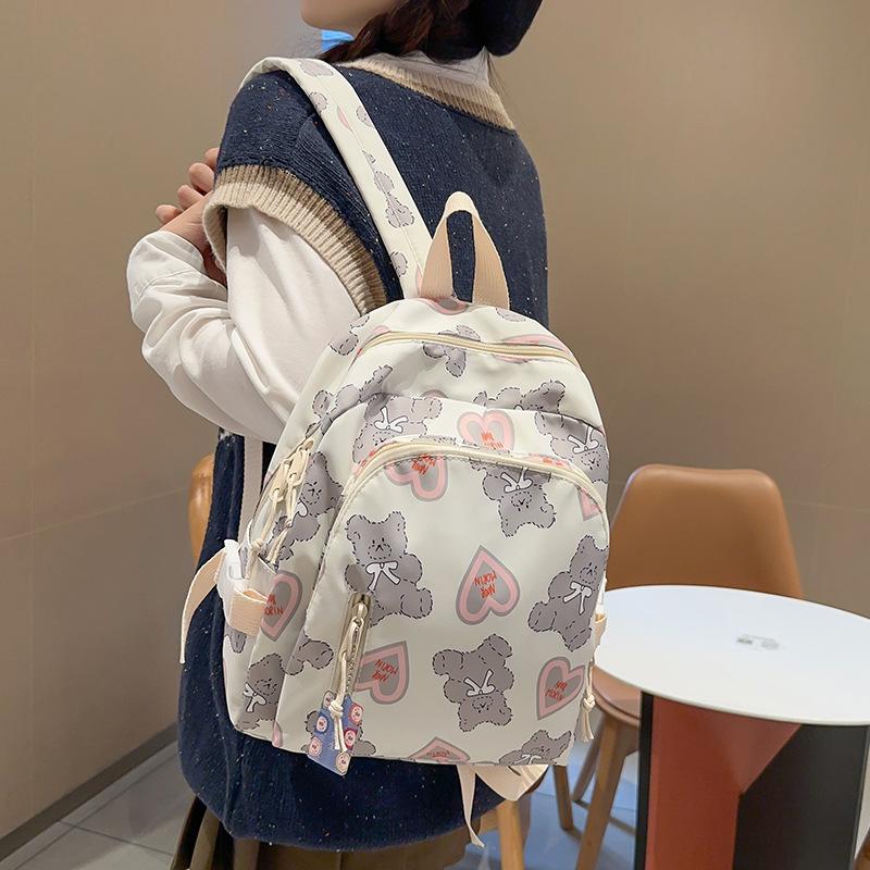 Small Schoolbag for College Students Cute Mini High-looking Small Backpack Kindergarten Love Backpack