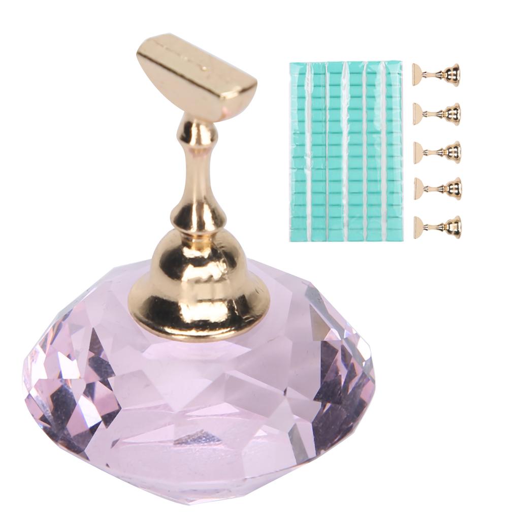 Nail Art Display Stand Set Magnetic   Holder Practice Showing Shelf Manicure Tool