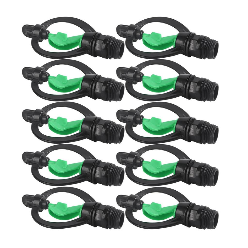 10Pcs Plastic G1 2in Spray Sprinkler Butterflies Rain Shaped Nozzle Agricultural Irrigation