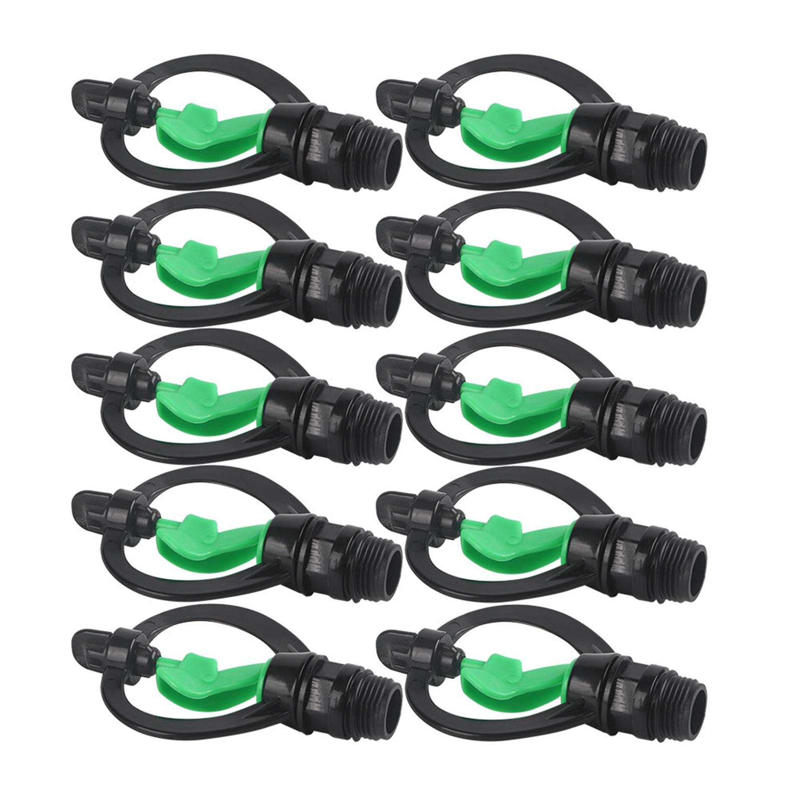 

10Pcs Plastic G1 2in Spray Sprinkler Butterflies Rain Shaped Nozzle Agricultural Irrigation