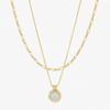 Green Eastern Tomb Natural Stone Necklace With Geometric Pendant For Fashion Casual Wear