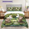 Otter Pattern Bedding Quilt Set Quilt Cover Pillowcase Home Decoration Birthday Gift (1 * Duvet Cover + 2 * Pillowcase, Without Core)