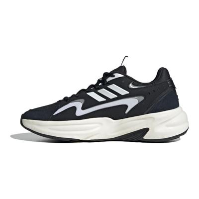 Sneakers Ozwave Material Textil Piele Vârf Rotund Cu Șireturi Low-Top Pantofi Dad Unisex Sneakers Negru ID3573