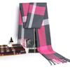 Autumn And Winter Scarves Imitation Cashmere Warm Men'S Plaid Scarf Manufacturers