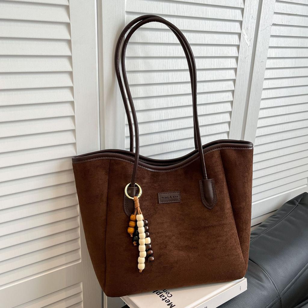 2025 new leopard print tote commuter bag versatile autumn and winter large-capacity student class shoulder bag tide