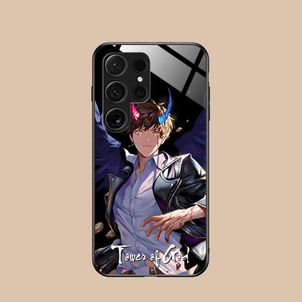 Anime Game Tower of God Phone Case for Samsung Galaxy S26 S25 S24 S23 S22 S21 S20 Note20 Plus FE Ultra Glass Colorful Cover