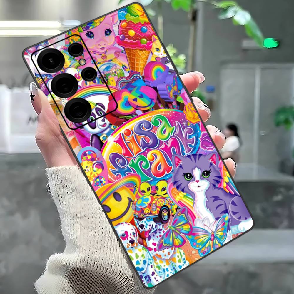

Lisa Frank Art Phone Case For Samsung S 24 Fe 25 Ultra Plus 20 Lite 21 30 22 23 24 22 Ultra 5G Fundas Samsung S25ULTRA