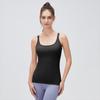 Women's Yoga Vest with Built-in Bra
