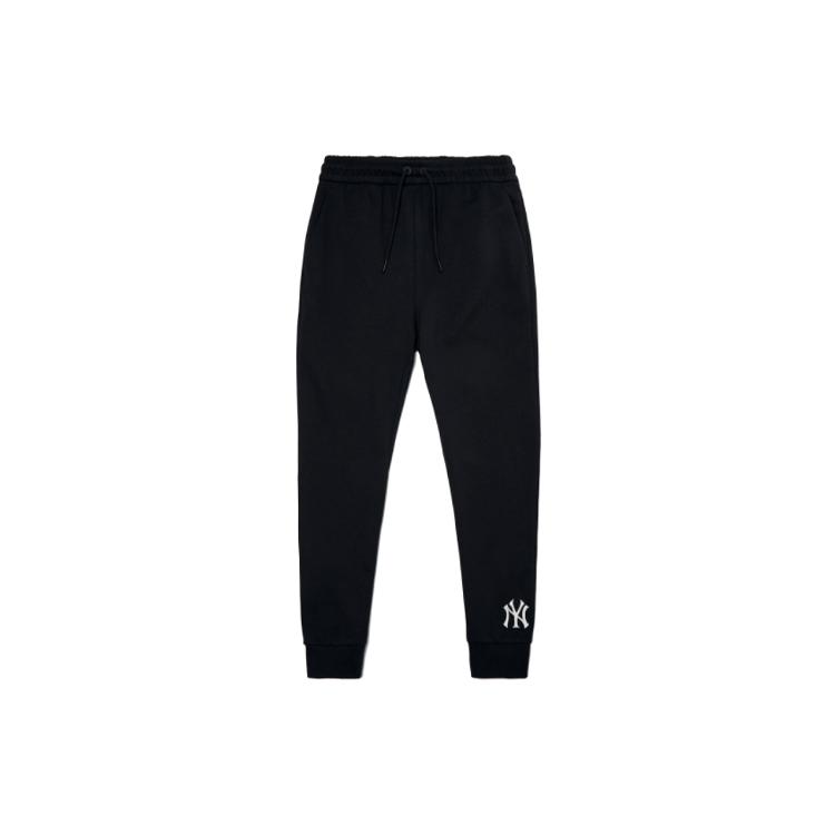 

New MLB New York Yankees Knitted Sweatpants Unisex Black 3ATPB0121-50BKS XS