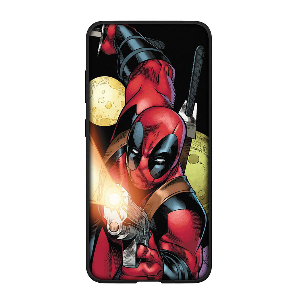 Phone Case for Samsung Galaxy S25 S24 S23 iPhone 16 15 Xiaomi Redmi Note 14 13 12 16E X 11 Pro Max OPPO Moto A4 Huawei Superhero Deadpool Comics Cover