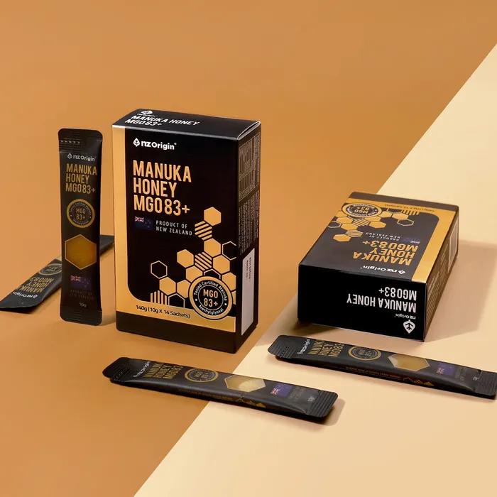 Manuka Honey MGO 83+ (14 packets) X 2 bottles