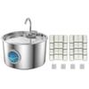 For Large Dog Cats & Multi-Pet Large Capacity Pet Water Fountain with Filter Sets Pet Water Dispenser with Visual Water Level