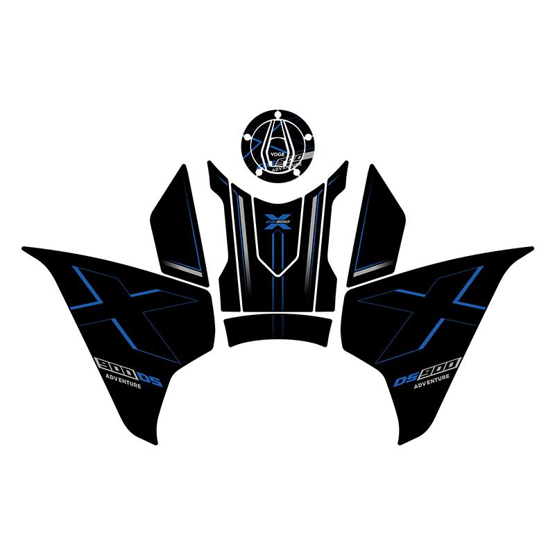 For VOGE 900DSX DS900X 2024 Motorcycle Accessories Gas Tank Decoration 3M Back Glue Decals Of Fuel Tank Protective Stickers Kits